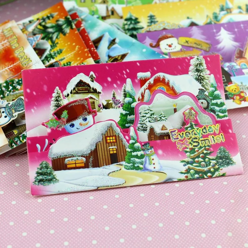 Wholesale-Korean-font-b-Christmas-b-font-font-b-Christmas-b-font-card-boutique-creative-fold