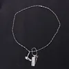 Cosmetologist Hair Dresser Silver Necklace Hair Dryer/Scissor/Comb Dangle Pendant Necklace Scissors Jewelry Hairdresser Gift