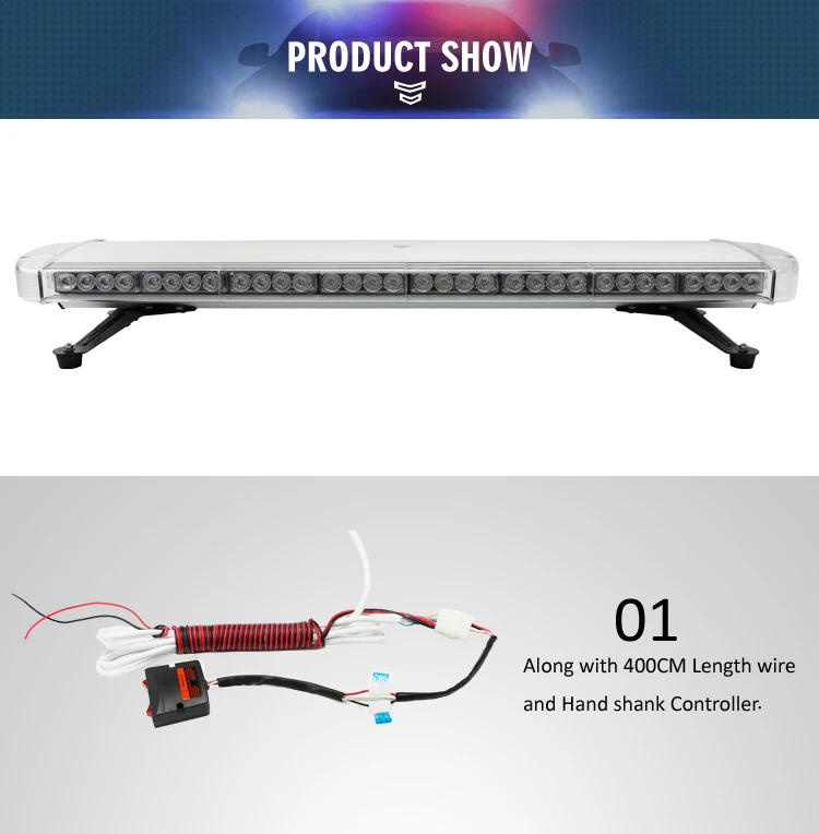 led amber warning light bar