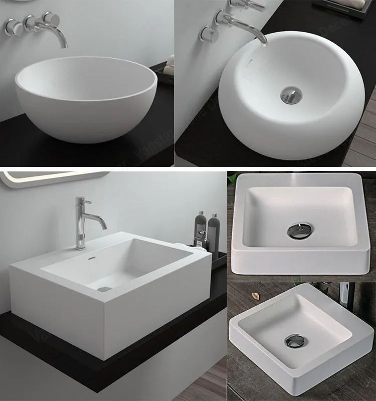 Acrylic Solid Surface Stand Alone Wash Hand Basin Sinks Buy Wash Hand