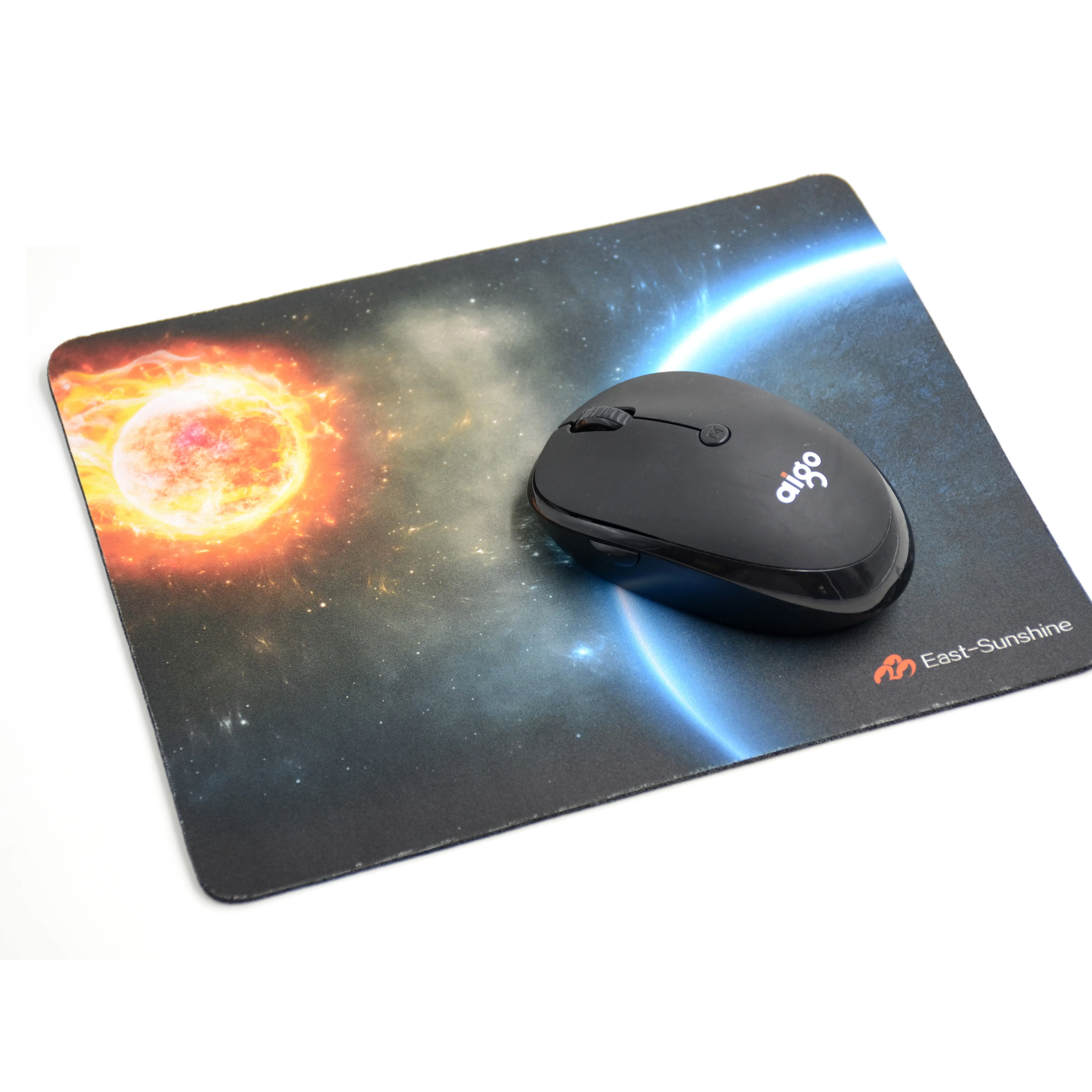 

New style microfiber anime logo printed mouse pad, Black;blue;brown;etc.