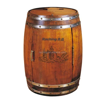 Modern Wooden Barrel Bar Southeast Asian Style Wine Barrel