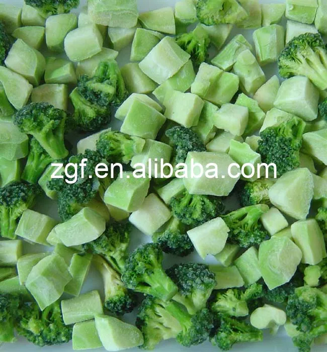 2017 IQF Grade A green frozen broccoli spears cheap price