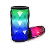 Portable Wireless Speaker, 6 Color LED glowing speaker Supported Blue-tooth/USB Disk/TF card/audio/radio