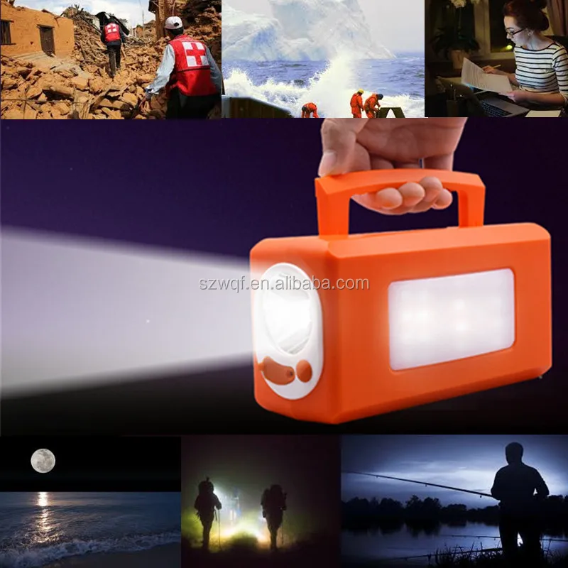 new design environmental energy camping torch, cool white LED working spot light emergency saltwater powered Lamp