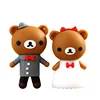Cartoon bear wedding u disk groom bride couple wedding gift U disk