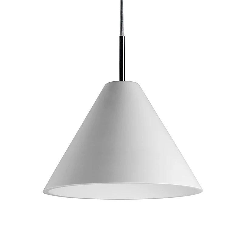 wholesale easy hanging E27 max 40w concrete led geometric pendant light shade
