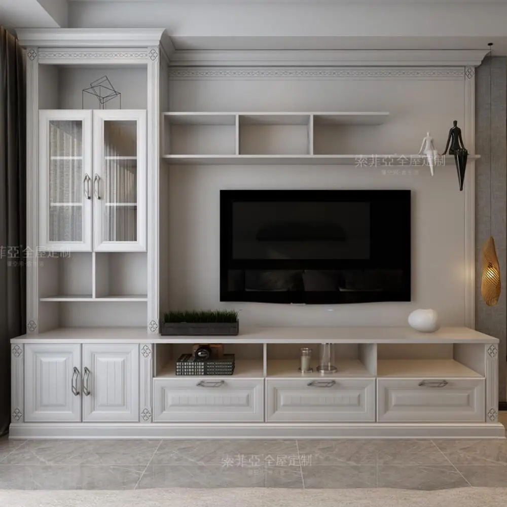 custom design modern showcase furniture living room tv