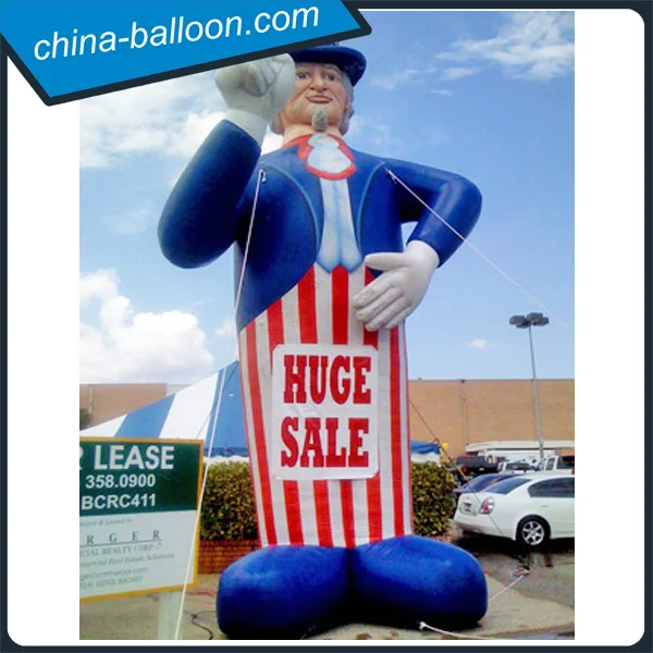 giant inflatable abraham old man model abraham cartoon balloon