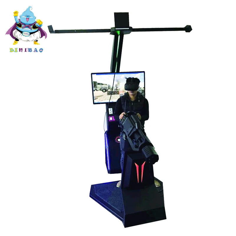 Dinibao New Equipment Vr Gatling Gun Shooting Games Machine For One