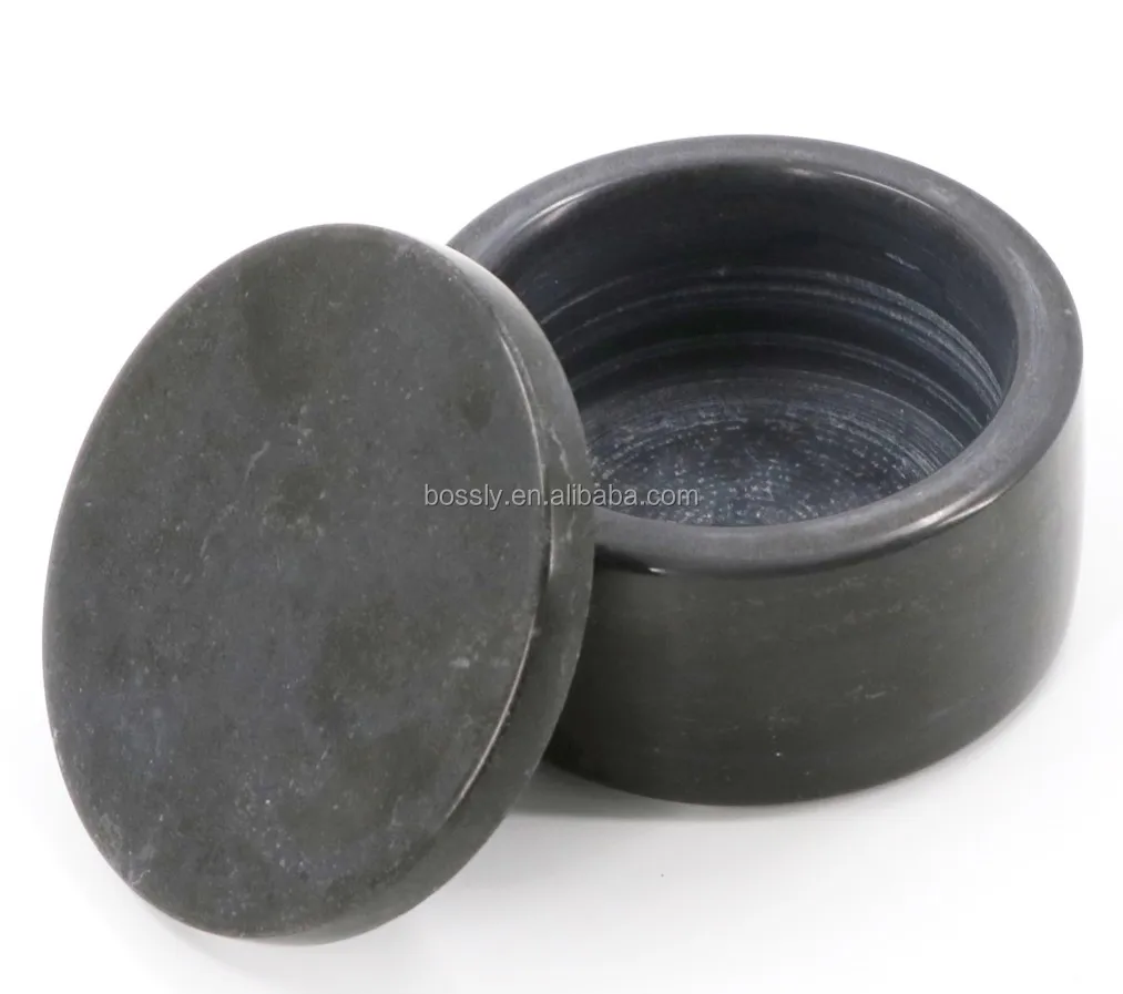 New Luxury Handmade Natural Marble Candle Cup With Lid Candle Holder