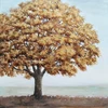 Handmade Landscape Cloth Modern Forest Frescoes Canvas Oil Painting