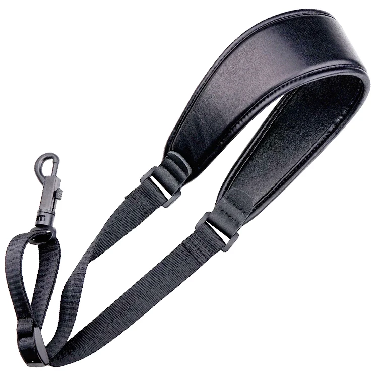 2 1/2'' Wide Custom Fanshaped Leather Alto Saxophone Neck Strap Buy