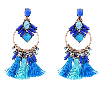 big jewel earrings