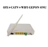 Mature and stable gpon 4GE+ CATV+ Wi-Fi Single Fiber gpon optical network terminal