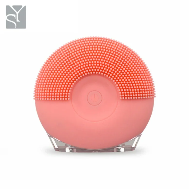 

Mini silicone facial brush face cleaning scrubber