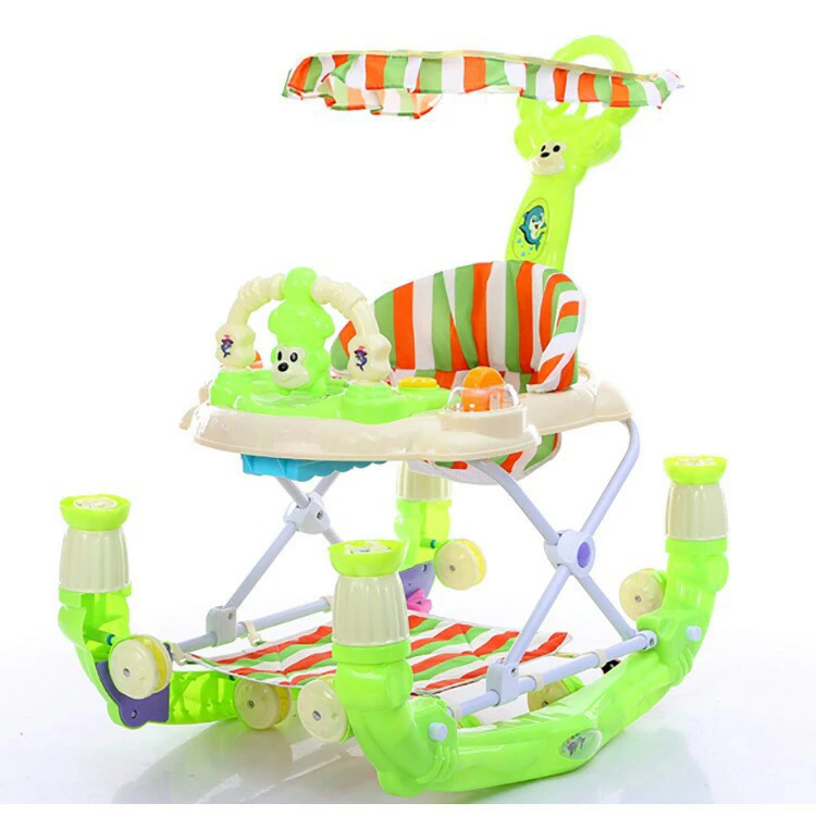 Ride On Toys New Model Rubber Wheel Baby Walkerfor Big Babies 8 Swivel