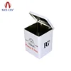Nice Design Hinged Rectangular Tin Can Tea Packaging