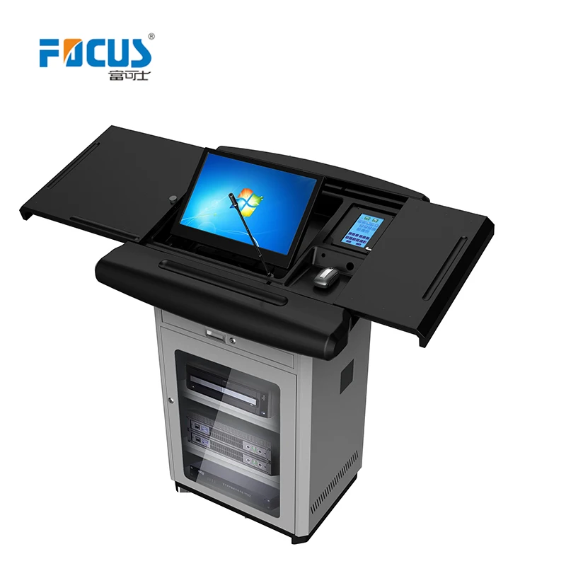 
Kiosk with 22inch touch screen/e-podium/S700 with patent design smart podium 