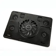 Beautiful Gitf New USB 5 Fan Port Cooling Cooler Pad for Laptops Notebook With LED Light