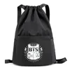 BTS universal sports bag outdoor backpack large capacity lightweight drawstring backpack bundle pocket student bag