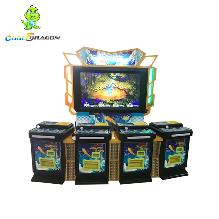 

2018 Guangzhou Coin operated 4 players arcade electric arcade fishing gambling game machine, Customized color