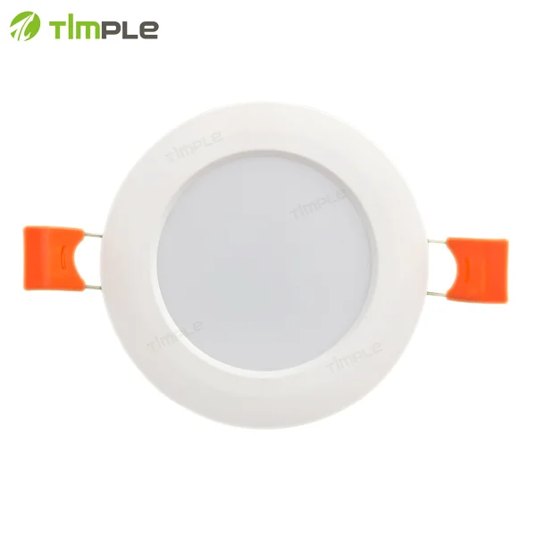 Hangzhou timple new arrival whole plastic 12w slim led ceiling panel light foco luz negra led