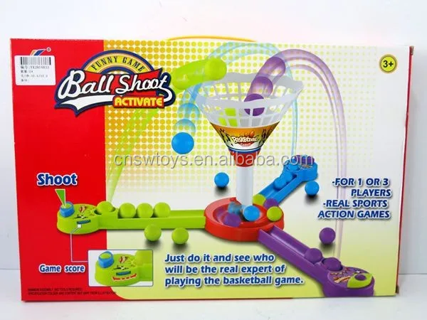 Action Game Ball Shoot Activate Toy Set 