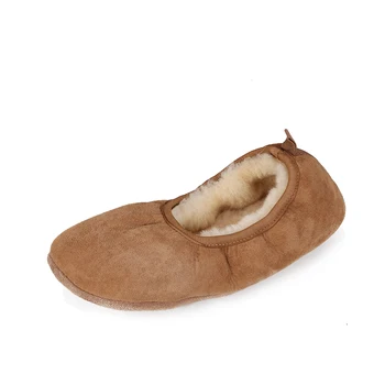 Wholesale Sheepskin Indoor Slipper Women Shoes With Soft Outsole - Buy Indoor Winter Slipper ...