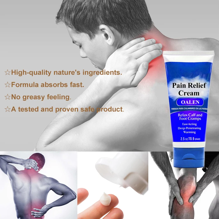 
Private Label Natural Fast Acting Extract Pain Relief Cream For Knee Muscle Feet Pains Cream 