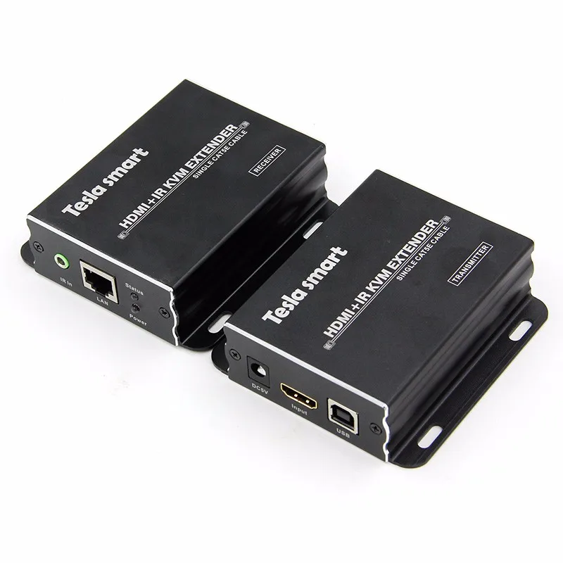 120m Hdmi Kvm Over Ip Extender With Ir Remote Control Buy Hdmi Kvm
