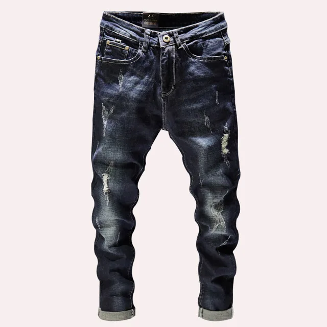 

IN-Stock Top Fashion Brand Robin 2019 Hip Hop Ripped Skinny Jeans for Mens, Picture
