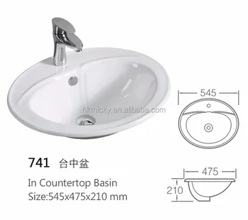 Natural Stone Sink Cera Round Cabinet Hand Wash Basin In Price