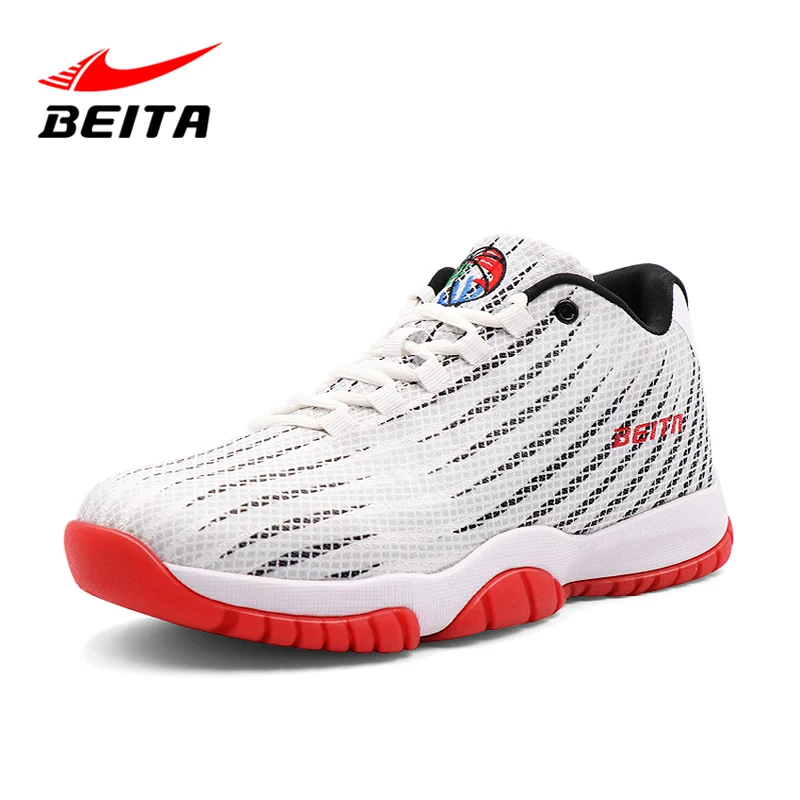 

New popular quality china basketball shoes outdoor sneakers man sport shoes basketball, Black;white;red