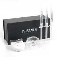 

White Teeth Tooth Whitening Kit with 5x LEDs Mini Light for Home Treatments FDA&CE Certified