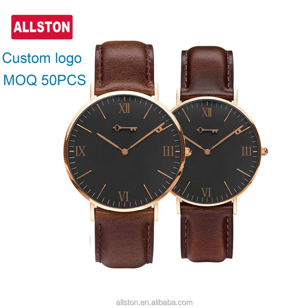 

Dropshipping Men watch Hot selling mens and womens lover couple Daniell design brands Japanese movement watch,custom the logo, Black, gold, rose gold, silver