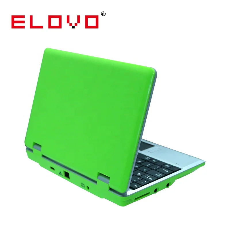 

7 inch mini laptops with built in camera and microphone cheap netbook computer, Black white pink green red
