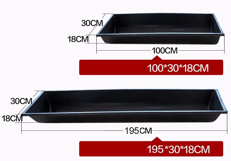 Flexile PP 1m/1.95m cattle sheep feeder trough automatic livestock feeders_5