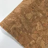 Wholesale good quality artificial Natural Cork Fabric leather