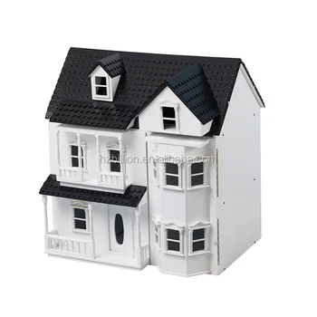 Popular Factory On Sale Luxury Wooden Children Doll House Toy