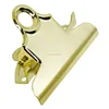 free sample 78 mm high quality gold metal clipboard clip for display board