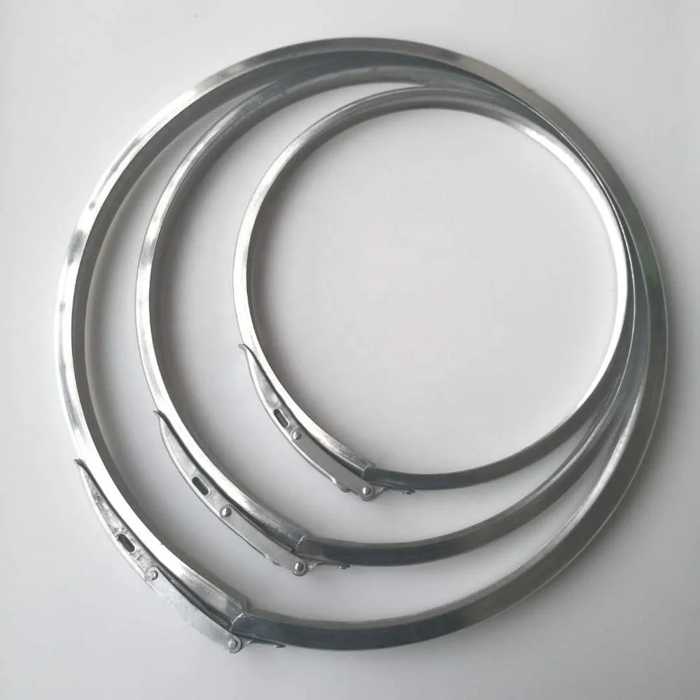 Stainless Steel Drum Locking Ring / Hoop With Lever Latches Buy