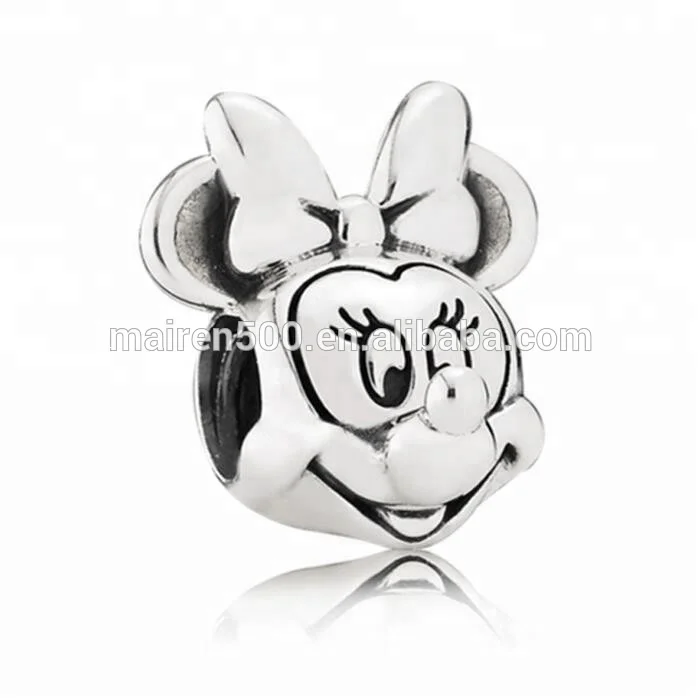 

Bestsellers Minnie Mouse Micky Alibaba Wholesale Silver Bracelet Charms, Vintage silver