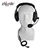 Professional noise cancelling helmet two way radio aviation headset with mic