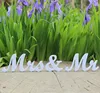 Solid MR& MRS Wooden Letters for Wedding Party Decoration Sign Top Table Present Decoration 1set