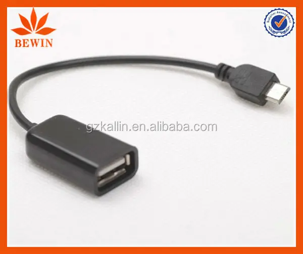 USB 2.0 A Female to Micro B Male Adapter Cable Micro usb otg cable hub for Samsung