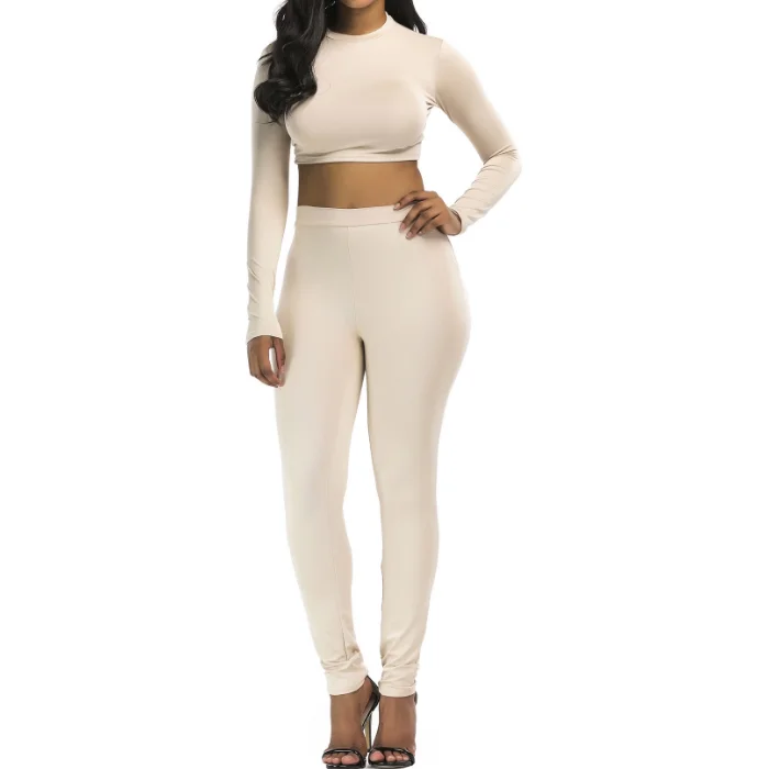 
Fashion Long Sleeves Women Jumpsuits New Design Causal Sport Playsuits White Sexy Ladies Jumpsuits 