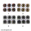 2016 Best Quality Chinese wholesale fly fly tying dumbbell painted lead eye