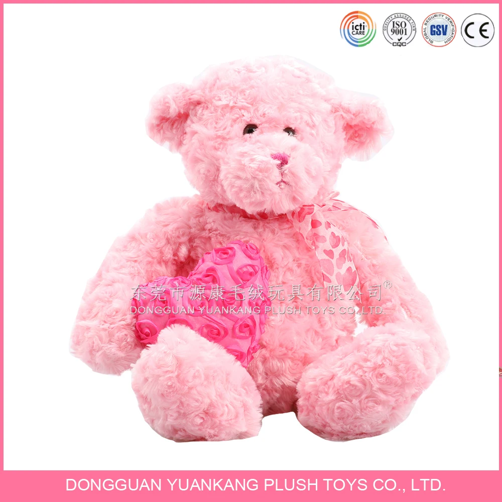 pink valentine teddy bear