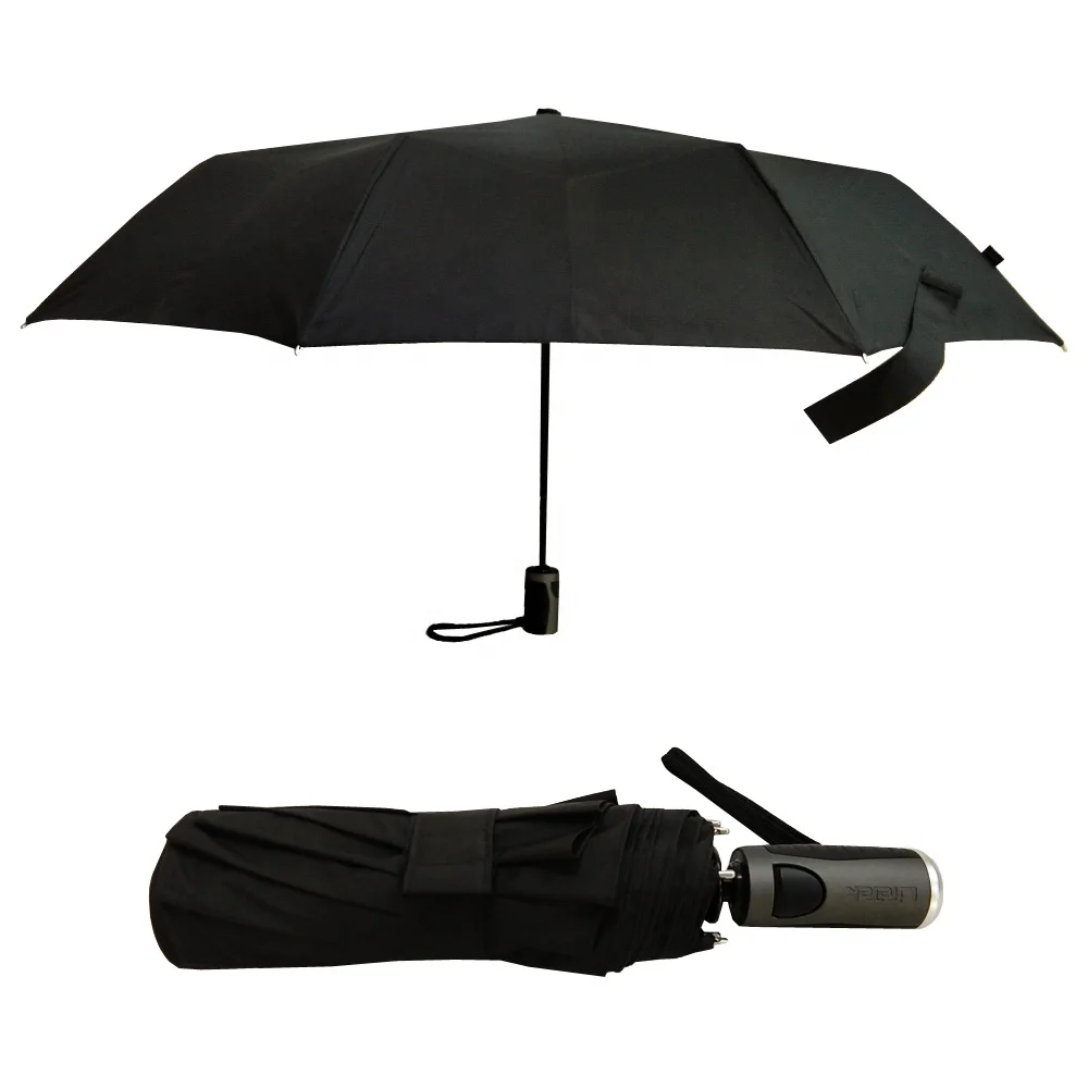 

Black Strong Waterproof and Windproof High Standard Branded Travel Umbrella